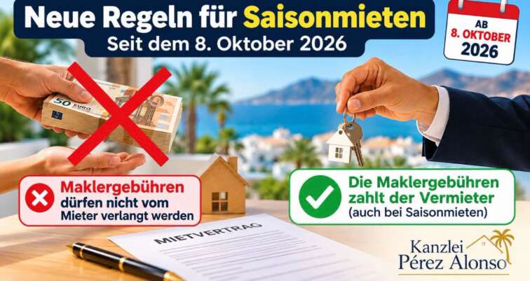 Kanzlei Perez Alonso … Achtung Mieter  … Das trifft die Makler echt hart  …